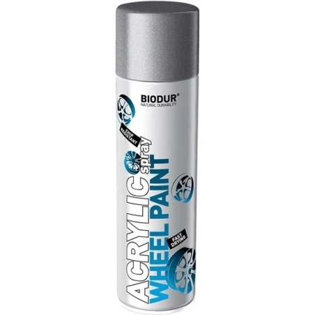 Emalia w sprayu uniwersalna  AKRYL SREBRNY DO FELG